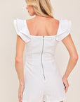 Champagne & Pearls Woven Romper