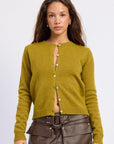 Emory Park | Evora Moss Button-Up Knit Cardigan