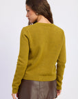 Emory Park | Evora Moss Button-Up Knit Cardigan