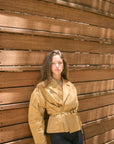 Emory Park | Teagan Khaki Belted Cotton Jacket