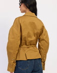 Emory Park | Teagan Khaki Belted Cotton Jacket