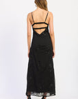 Emory Park Arlet Romantic Black Maxi Dress