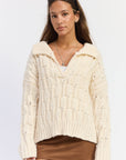 Emory Park | Fallon Cottage Cable Knit Sweater
