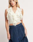 Ballet Muse Woven Lace Top