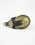 Vintage Oval Buckle Belt