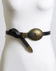 Vintage Oval Buckle Belt