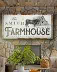 Rustic Farmhouse Sign (Made In USA)