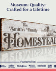 Family Homestead Sign II