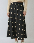 Miss Sparkling | Vintage Polka Dot Midi Skirt