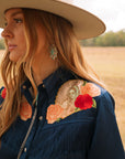 Dark Navy Button Up