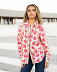 Wild Rose Button Up