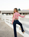 Wild Rose Button Up