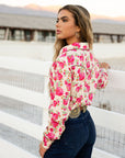 Wild Rose Button Up