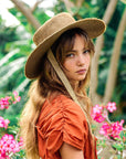 LOLI Jute Straw Hat in Neutral Beige - My Pampered Life Seattle