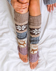 Nordic Snowflake Leg Warmer