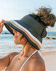 Color Block Roll Up Visors