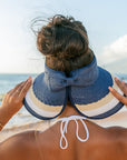 Color Block Roll Up Visors