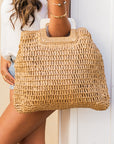 Oversized Straw Tote