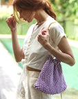 LYON Macrame Tote Bag, in Lilac - My Pampered Life Seattle