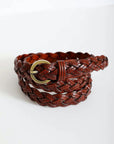 Classic Braided Leather Belt – Timeless Style for Every Outfit