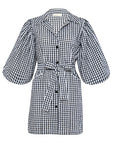 MEGHAN Mini Gingham Dress, in Black - My Pampered Life Seattle