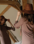 MEG Jute Straw Hat In Burnt Sienna - My Pampered Life Seattle