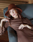 MEG Jute Straw Hat In Burnt Sienna - My Pampered Life Seattle