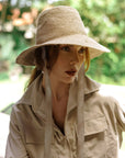 MEG Jute Straw Hat In Light Beige - My Pampered Life Seattle