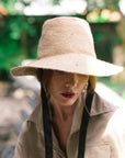 MEG Jute Straw Hat In Light Beige - My Pampered Life Seattle