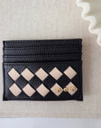 Mariah Woven Small Card Holder Wallet