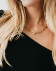 Michaela Diamond Chain Necklace - WATERPROOF
