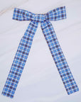 My Dear Preppy Plaid Bow Hair Clip