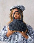 NAGA Macrame Bucket Bag In Black