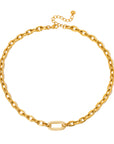 Michaela Diamond Chain Necklace - WATERPROOF