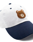 Navy & White Teddy Bear Hat - My Pampered Life Seattle