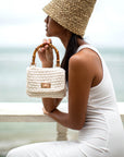 OLA Ecovero Rib Midi Dress In Off White - My Pampered Life Seattle