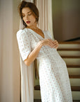 OLYMPIA Embroidered Cotton Dress - My Pampered Life Seattle