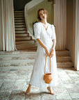 OLYMPIA Embroidered Cotton Dress - My Pampered Life Seattle