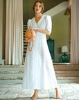 OLYMPIA Embroidered Cotton Dress - My Pampered Life Seattle