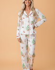 Gingerbread Christmas Pajama Set — Pink