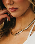 Pinch Me Layered Necklace - WATERPROOF