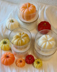 Pumpkin Candle in Glass Jar | Handcrafted Soy Wax