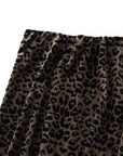Miss Sparkling | Velvet Leopard Midi Skirt