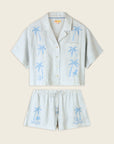 P.J. Salvage Ciao Babe Blue Riviera Short Set