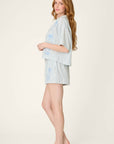 P.J. Salvage Ciao Babe Blue Riviera Short Set