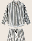 P.J. Salvage Sea You in St. Tropez Shoreline Stripe Short Set