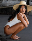 RIANNA Palm Straw Hats in Natural Beige - My Pampered Life Seattle