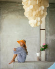 RIRI Duo Jute Handwoven Straw Hat In Tangerine Orange - My Pampered Life Seattle