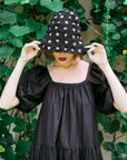 ROSEMARY Cotton Prairie Dress, in Black - My Pampered Life Seattle