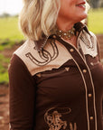 Lucky Buck Button Up
